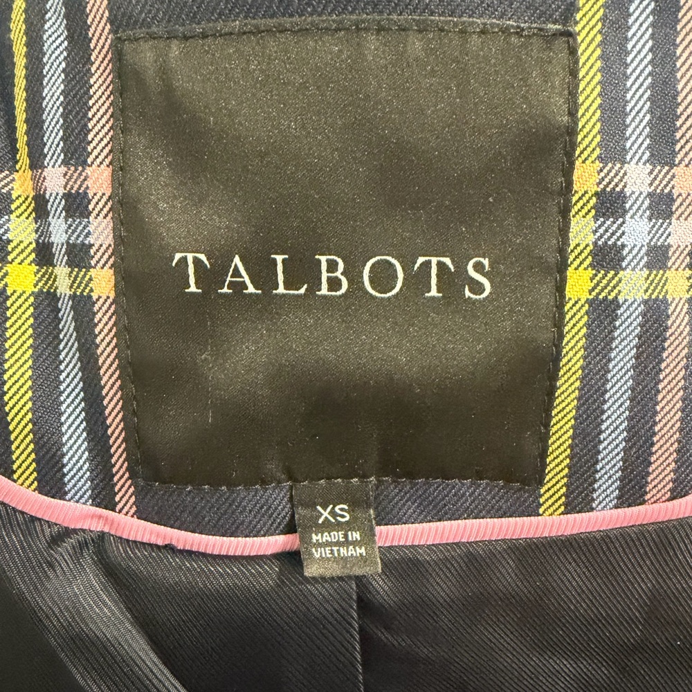 Talbots Multicolor Plaid Jacket - Picture 3 of 4